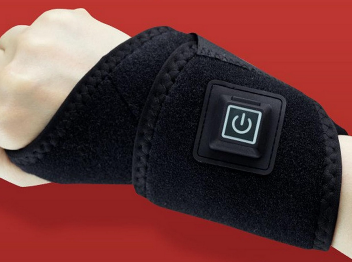 Vyhřívací bandáž na zápěstí USB – 3 úrovně ohřevu